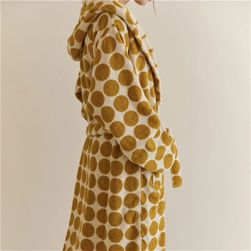 Retro Dot Bathrobe