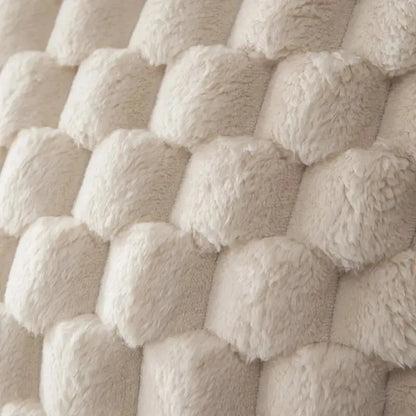 Plush Grid Pillow