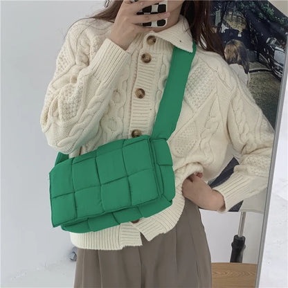 Pillow Woven Shoulder Bag