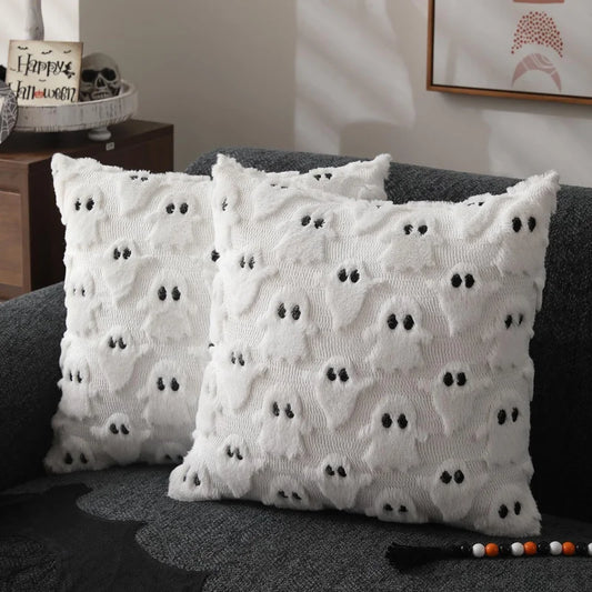 White Ghost Pillow