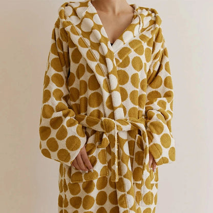 Retro Dot Bathrobe