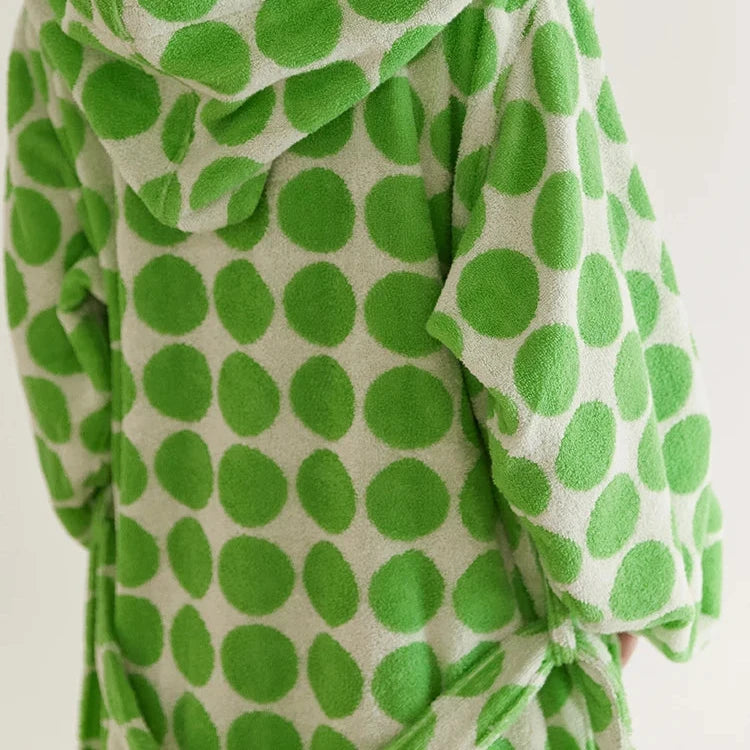 Retro Dot Bathrobe