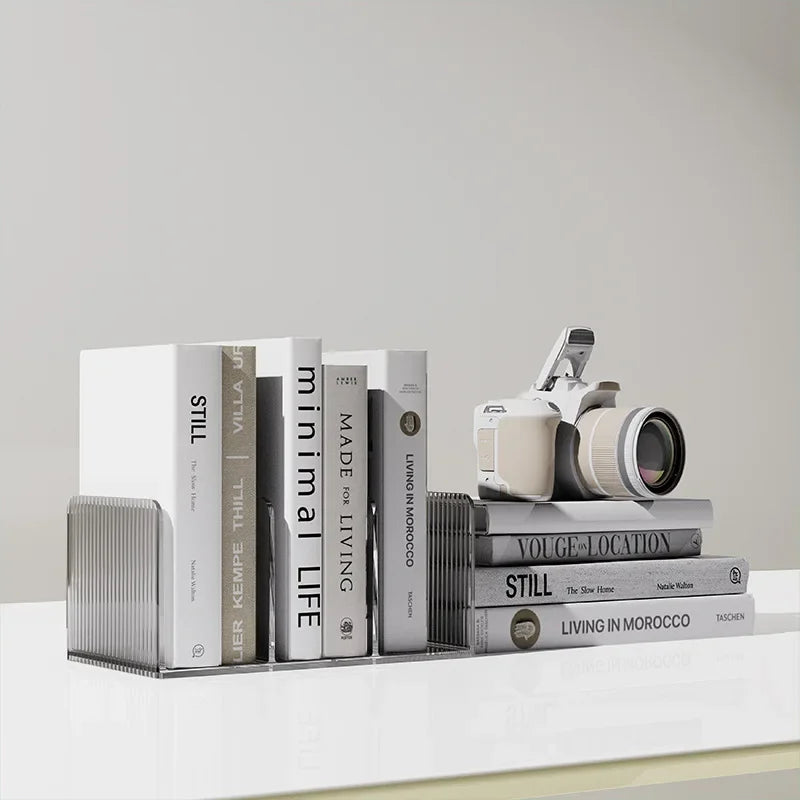 Transparent Bookends