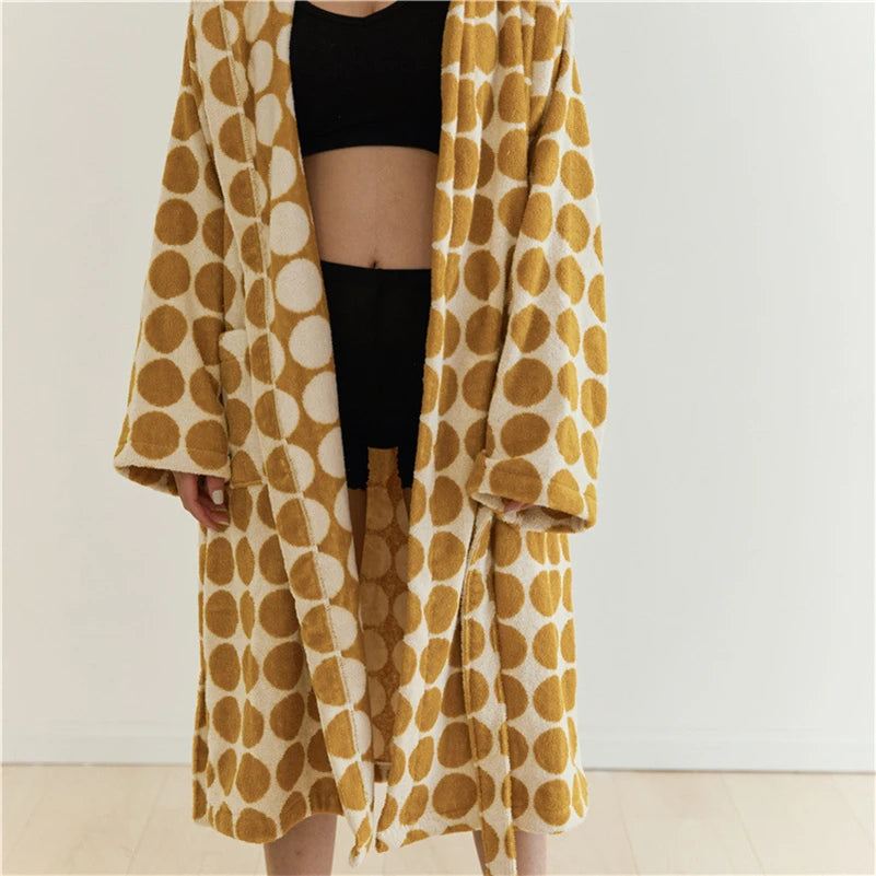 Retro Dot Bathrobe