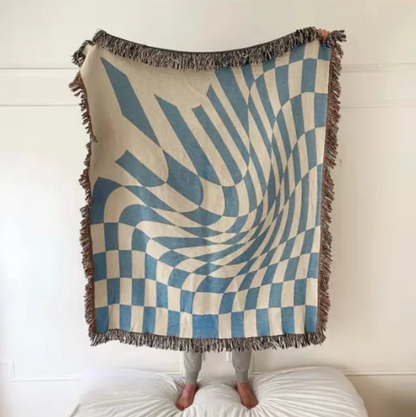 Abstract Throw Blanket