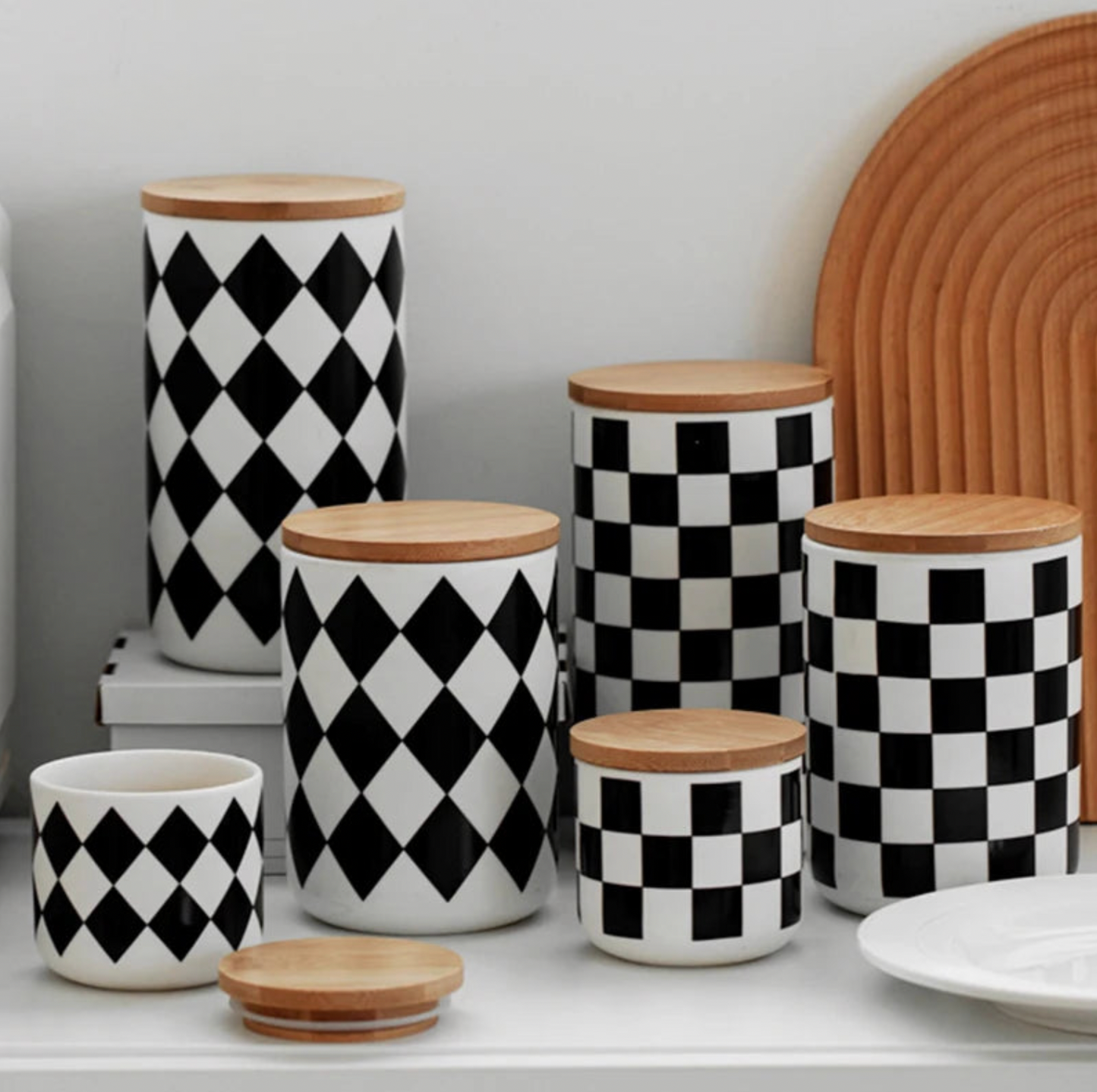 Ceramic Jars with Lid