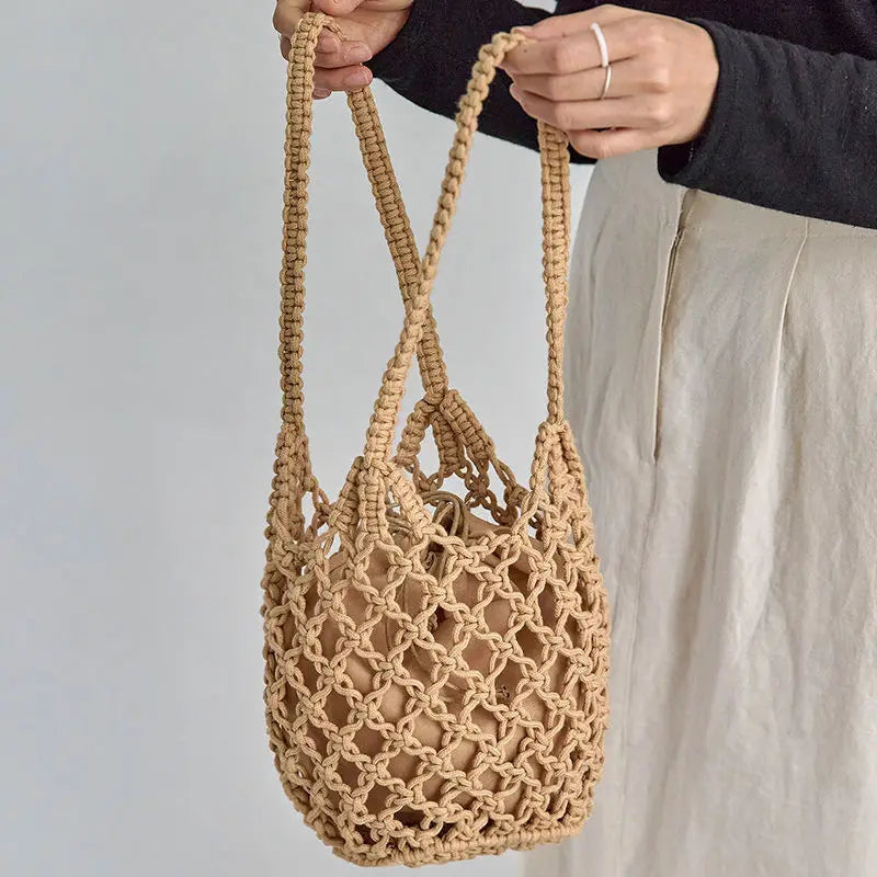 Rope Bucket Bag